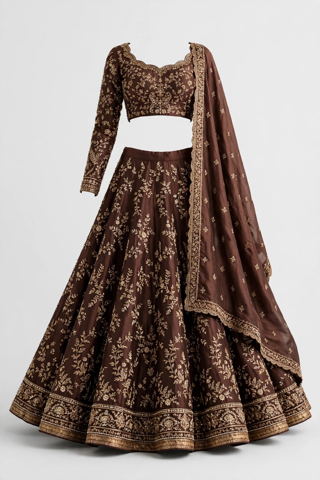Opulent Butti Bliss Bridal Lehenga