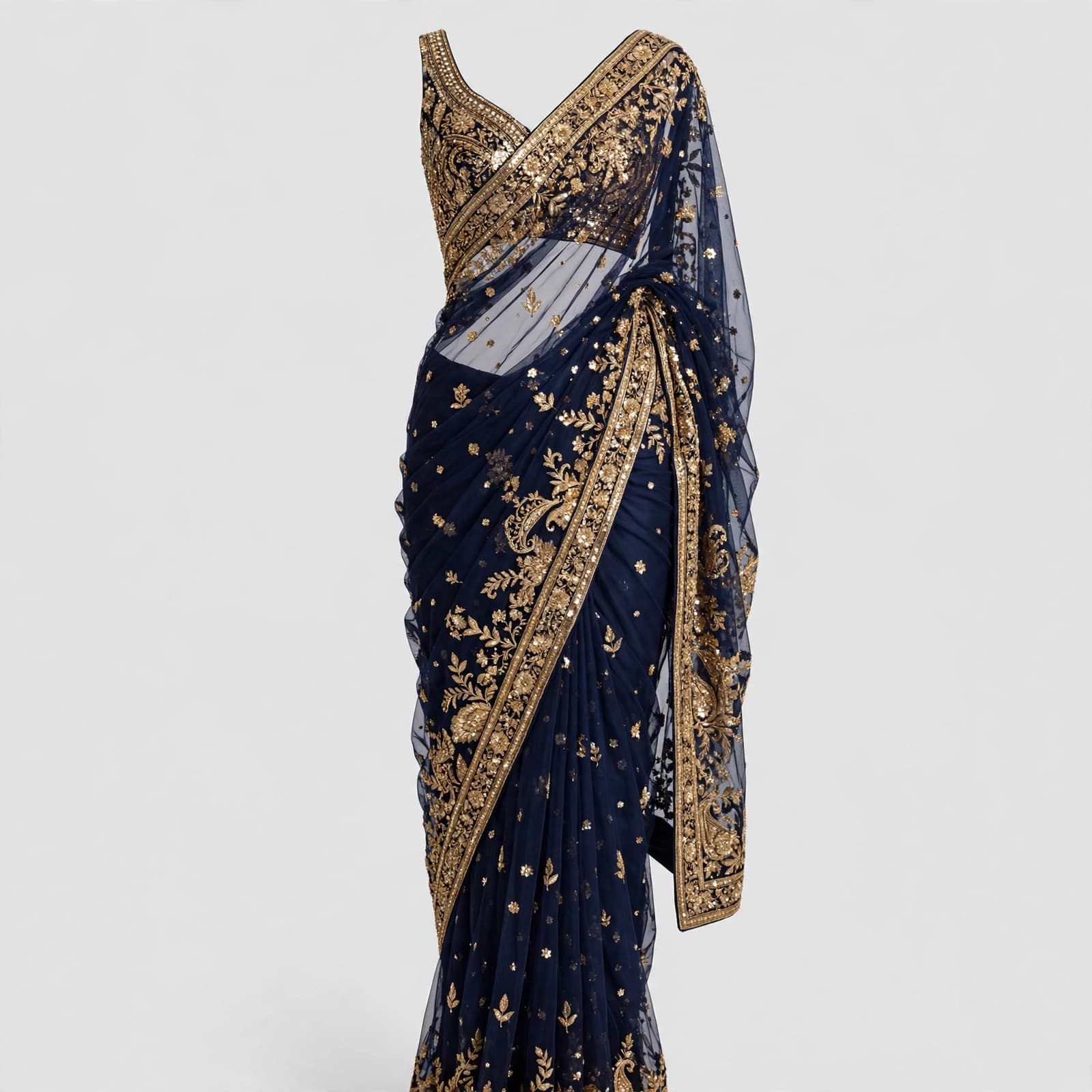 Royal Moti Garden Bridal Saree