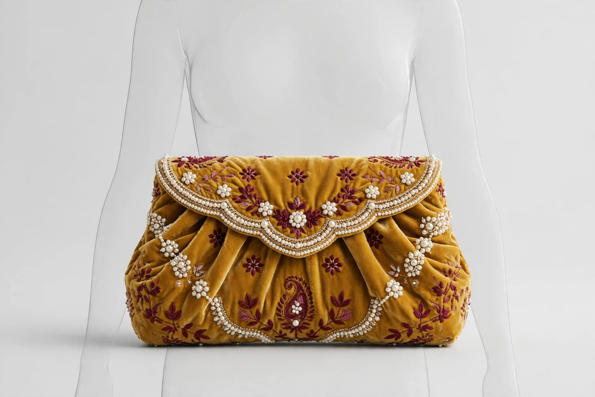 Elegant Chandbali Charm Clutch