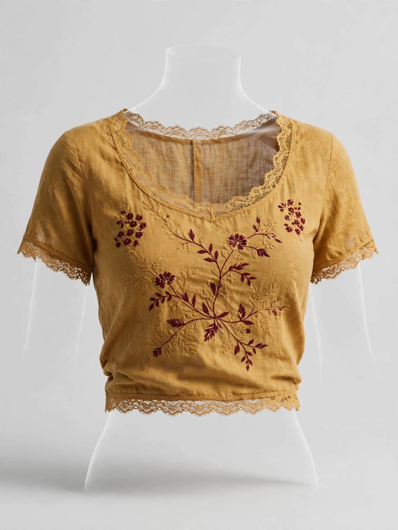 Majestic Zardozi Zeal Crop Top