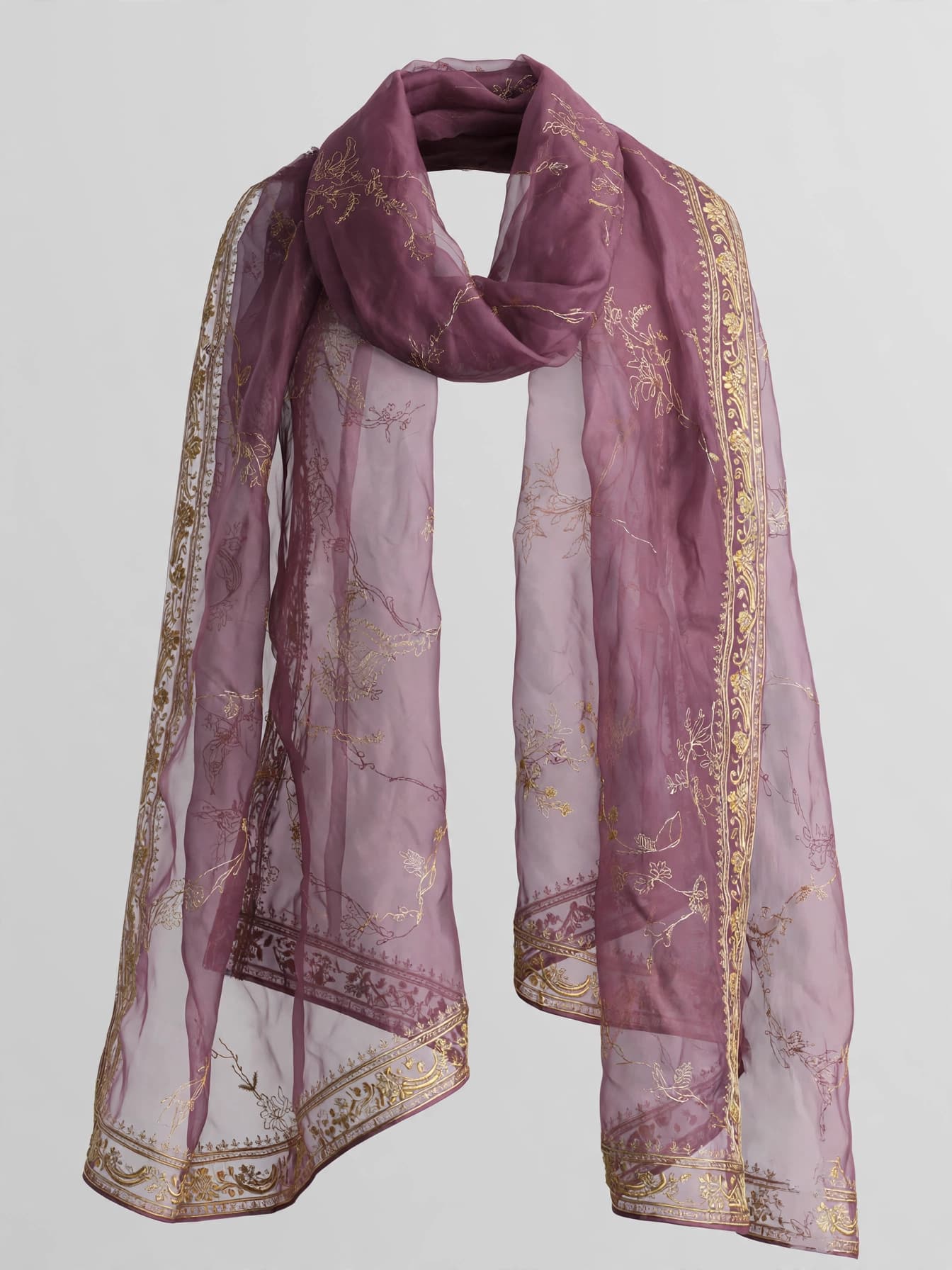 Royal Lotus Grace Dupatta