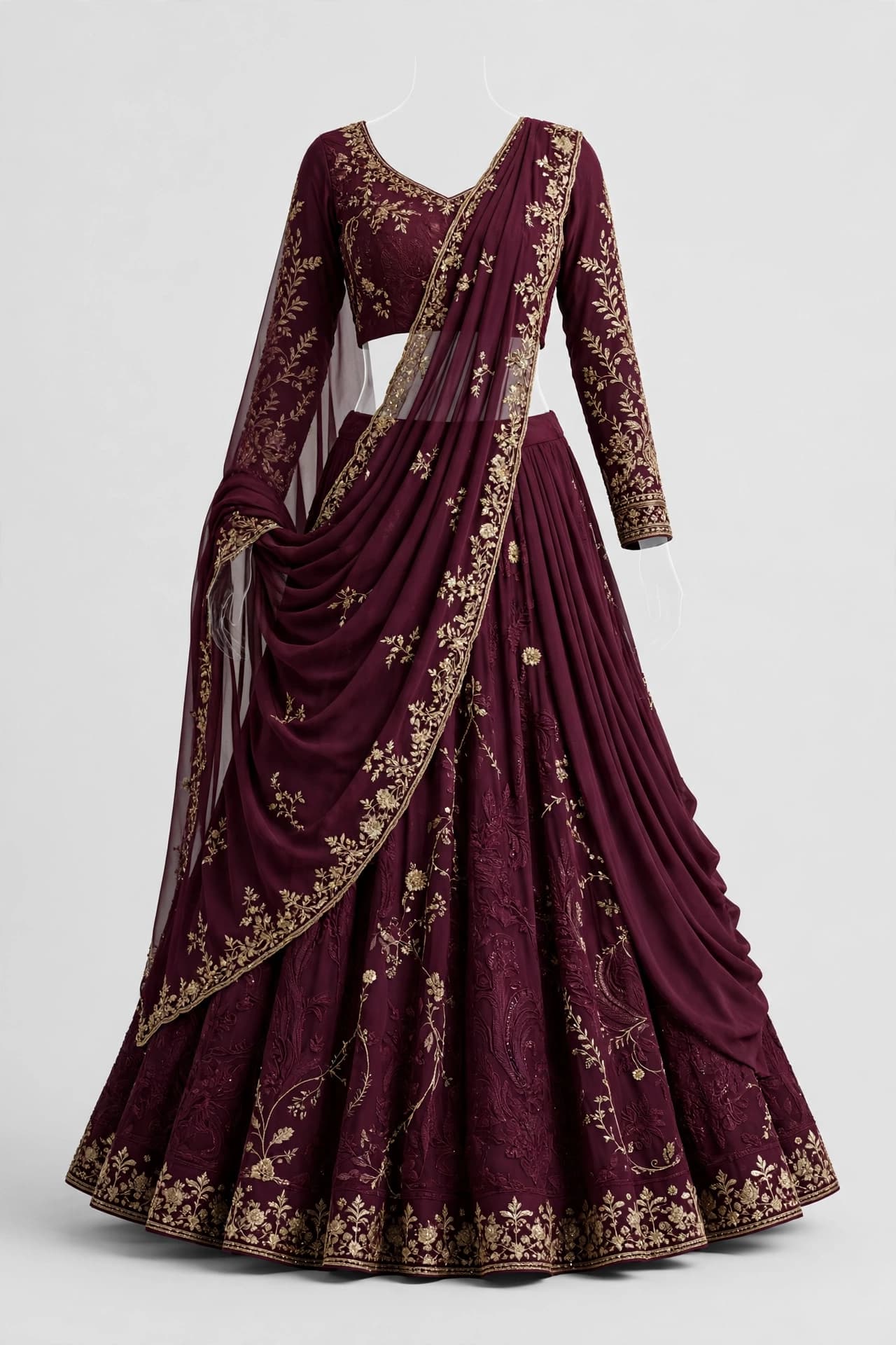 Pristine Mirror Galaxy Designer Lehenga