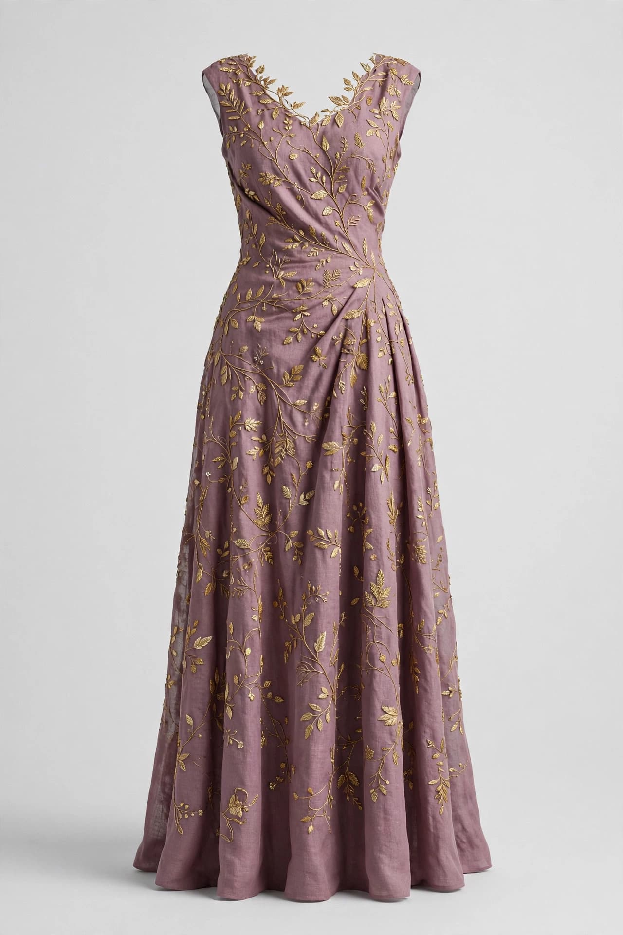 Classic Jasmine Trail Evening Gown
