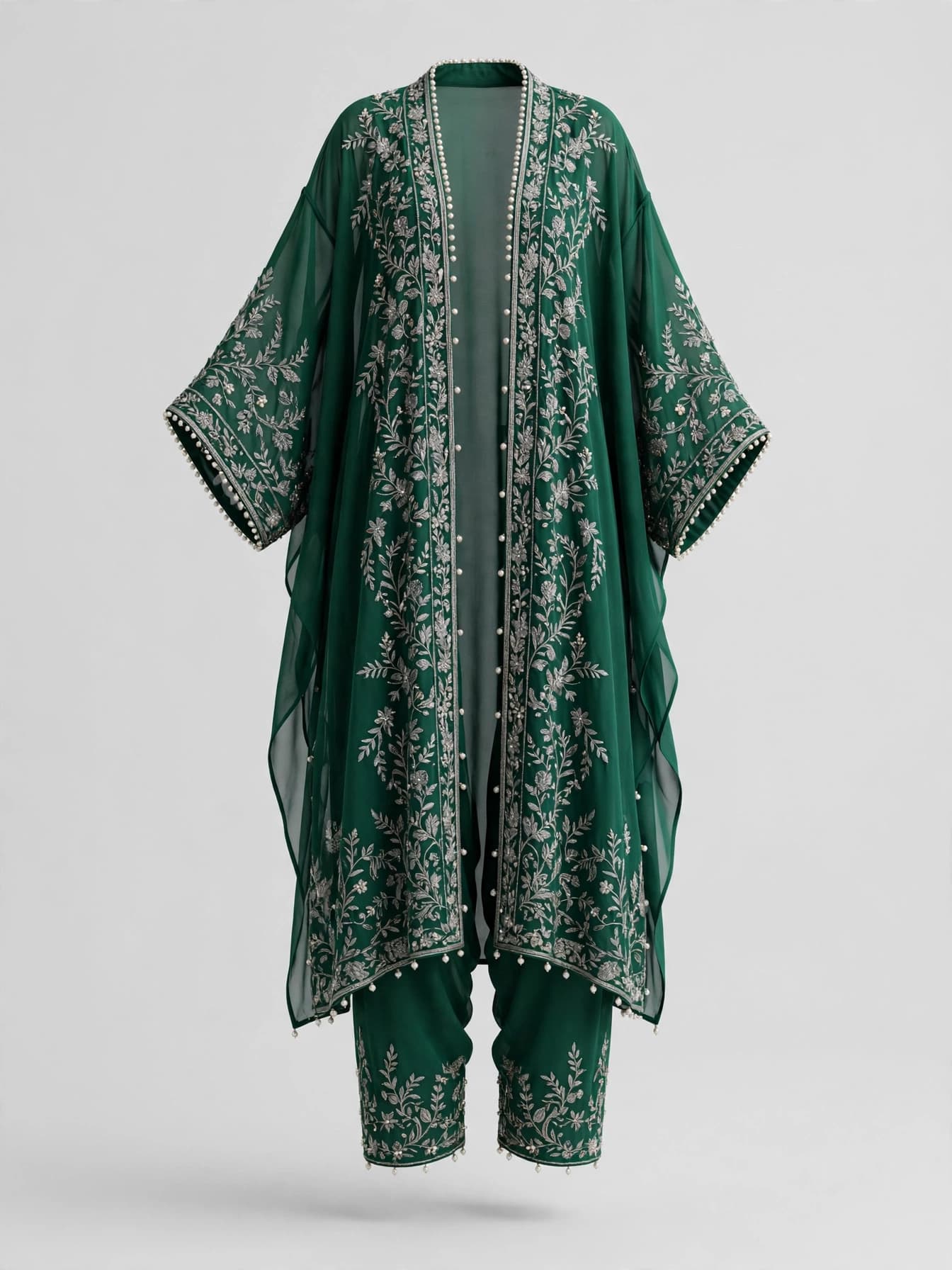 Scarlet Dabka Noor Set