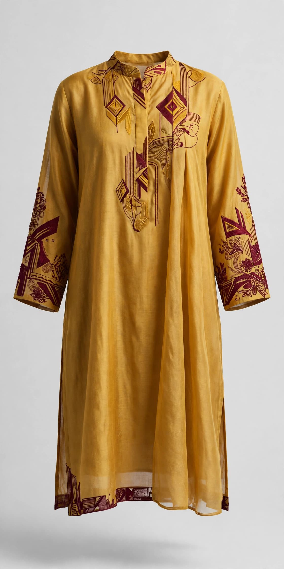 Contemporary Zari Paisley Festive Outfit