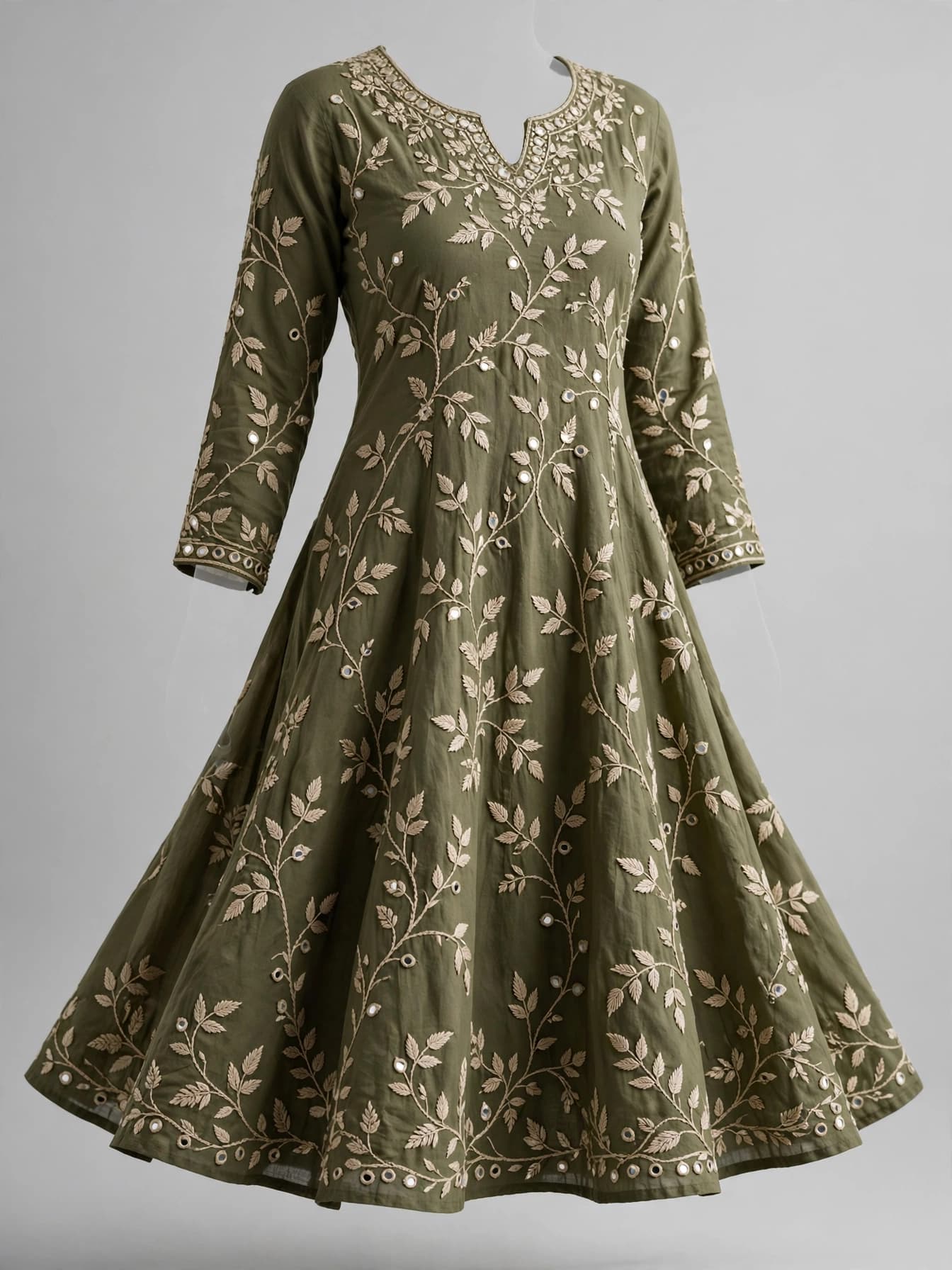 Royal Moti Garden Flared Kurti