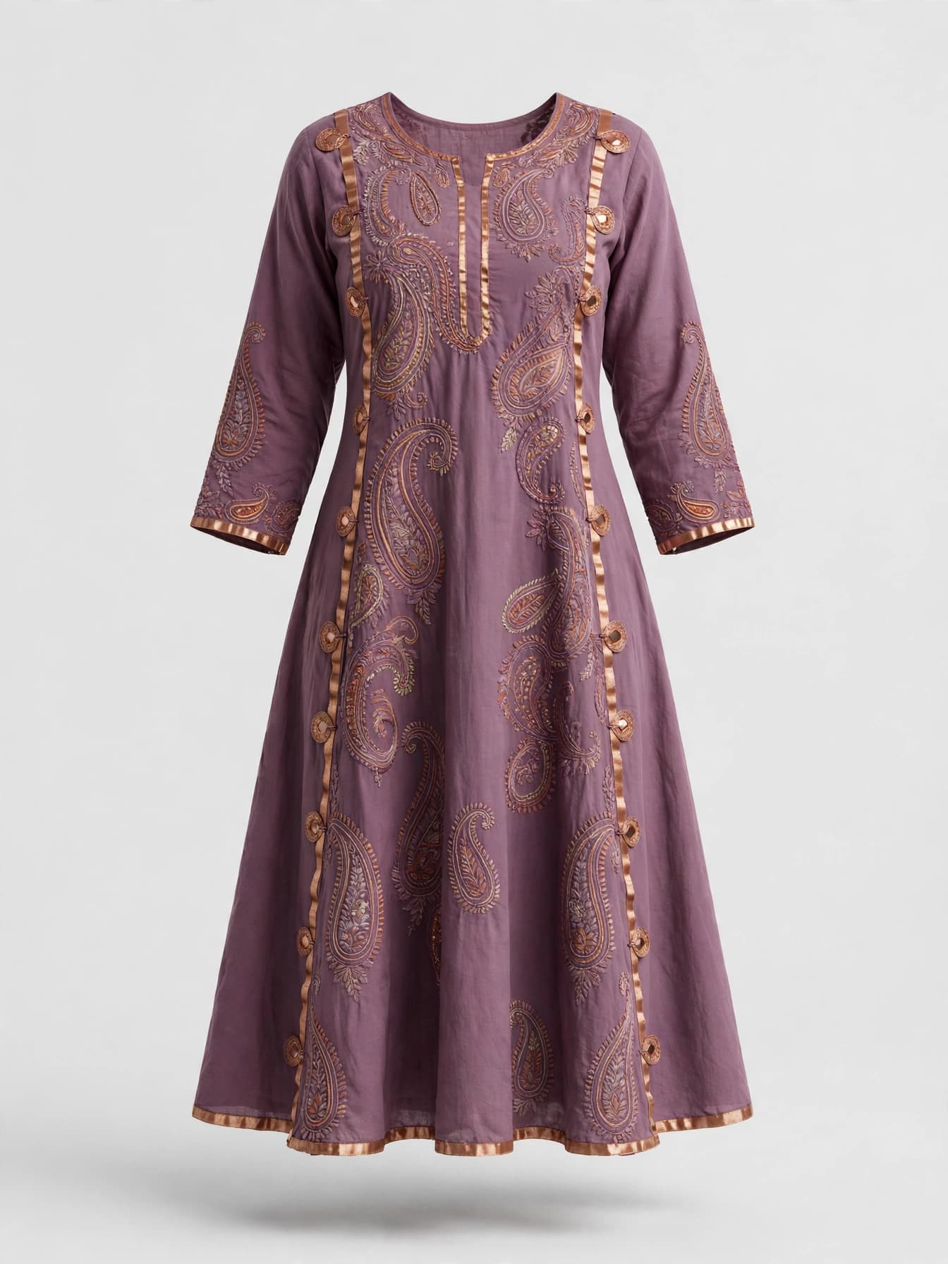 Majestic Jasmine A-Line Kurtis