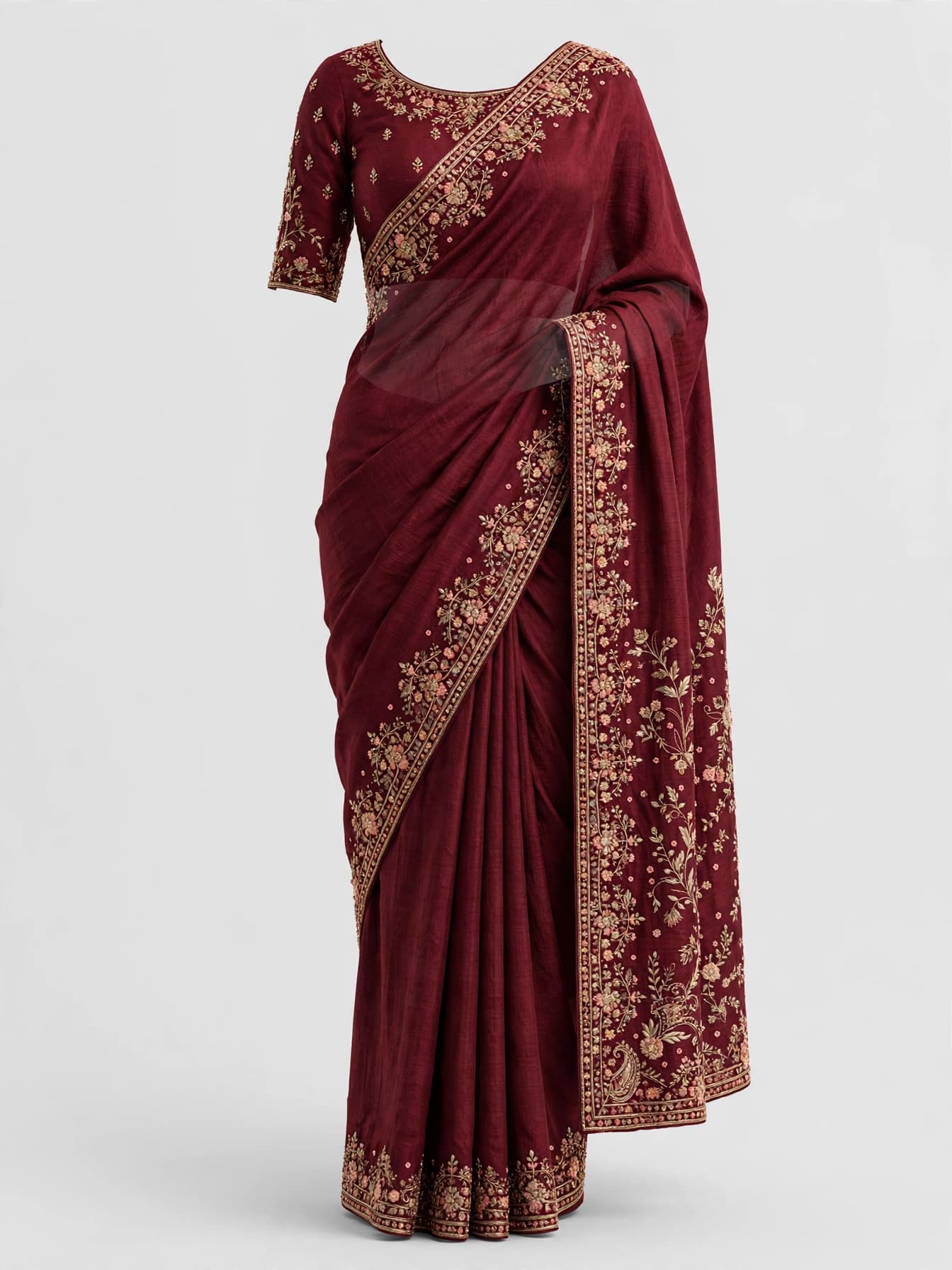 Celestial Opal Silk Sarees
