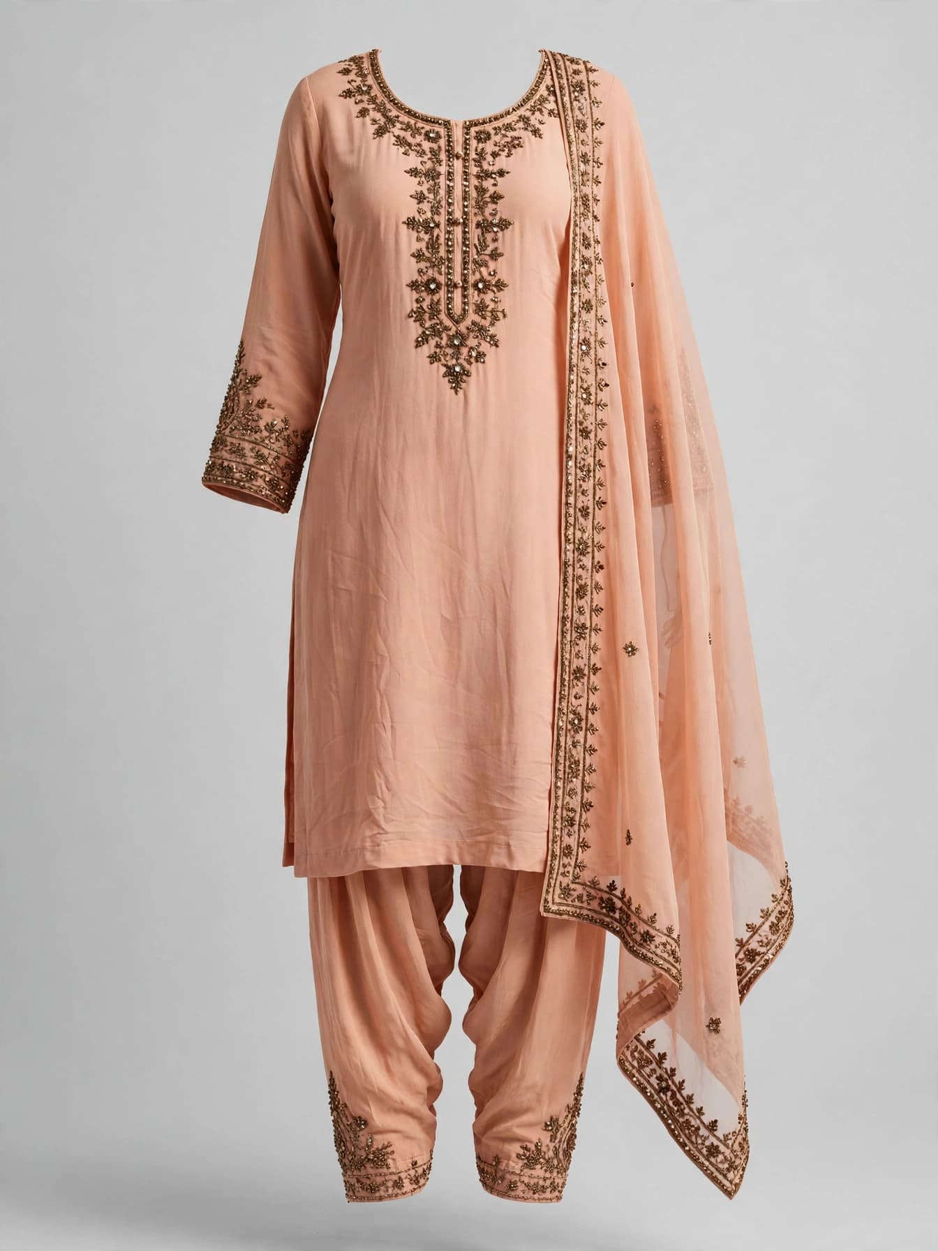 Delightful Lotus Straight Suits