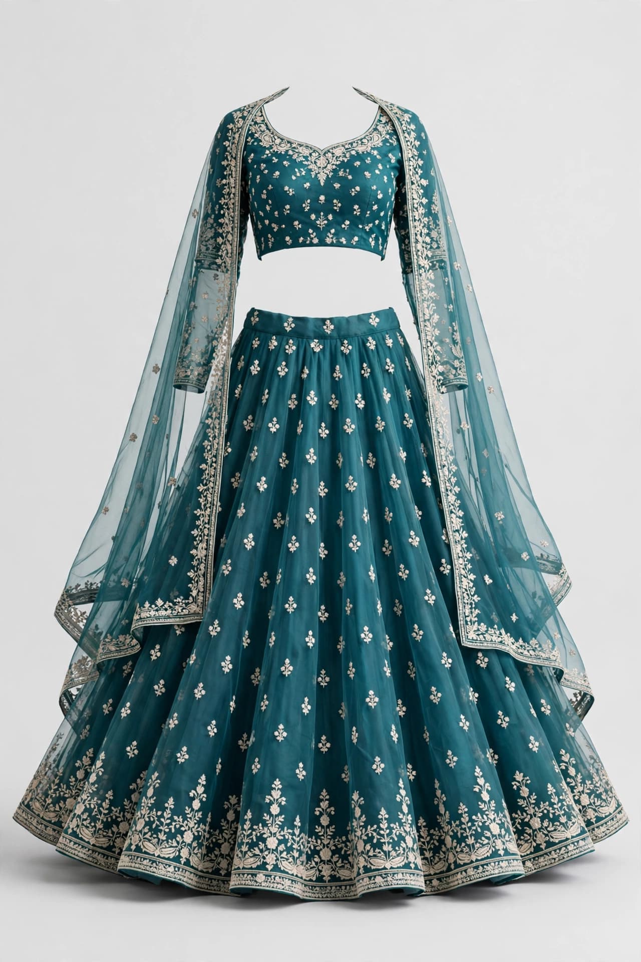 Noble Lotus Wedding Lehengas