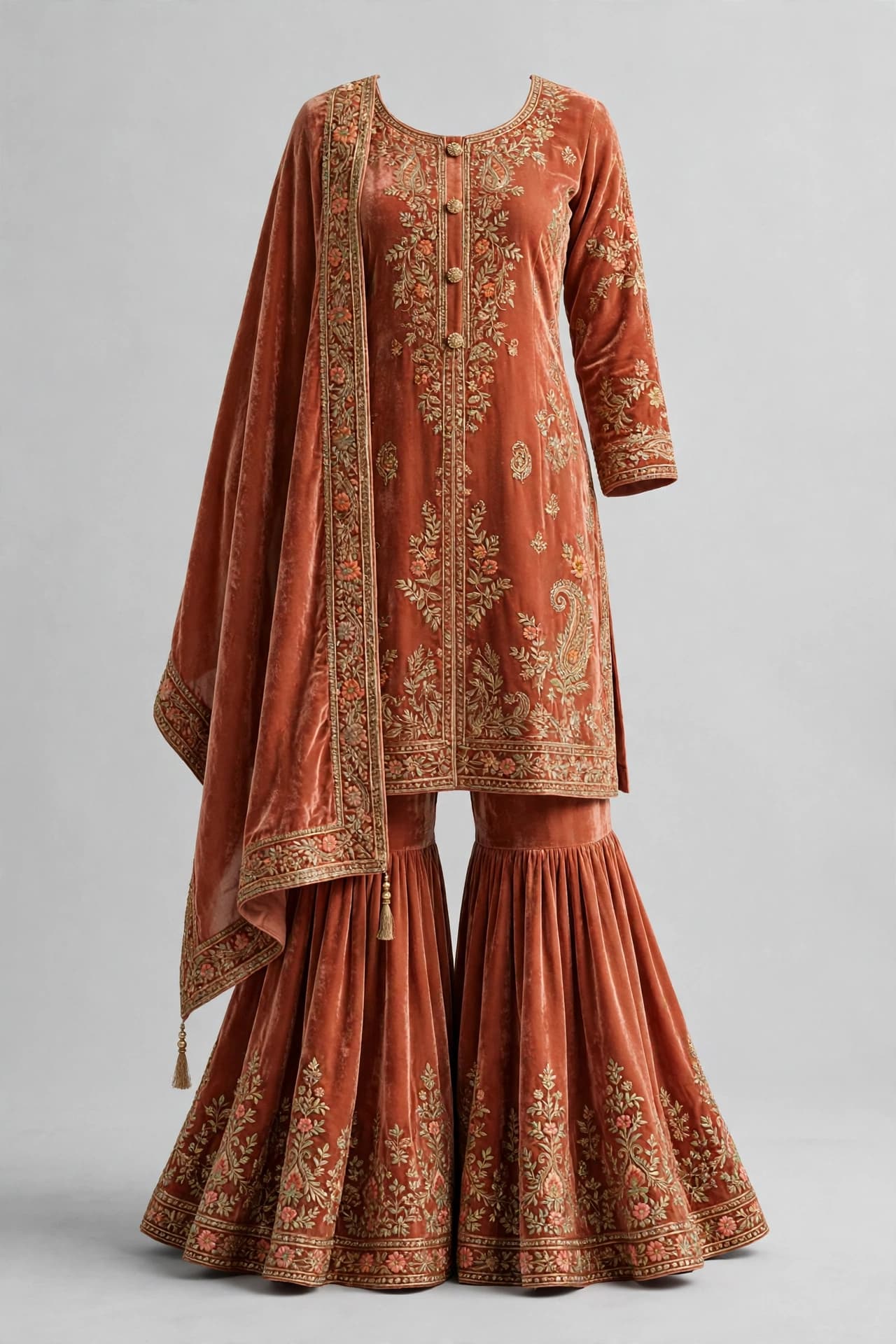 Enchanting Mirage Gharara Suit