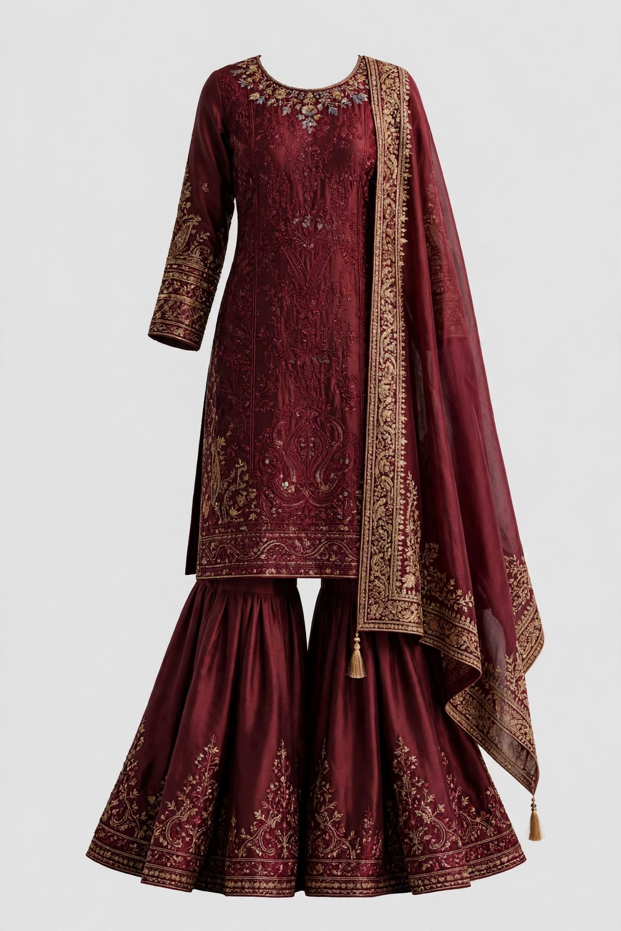 Pristine Symphony Gharara Suit