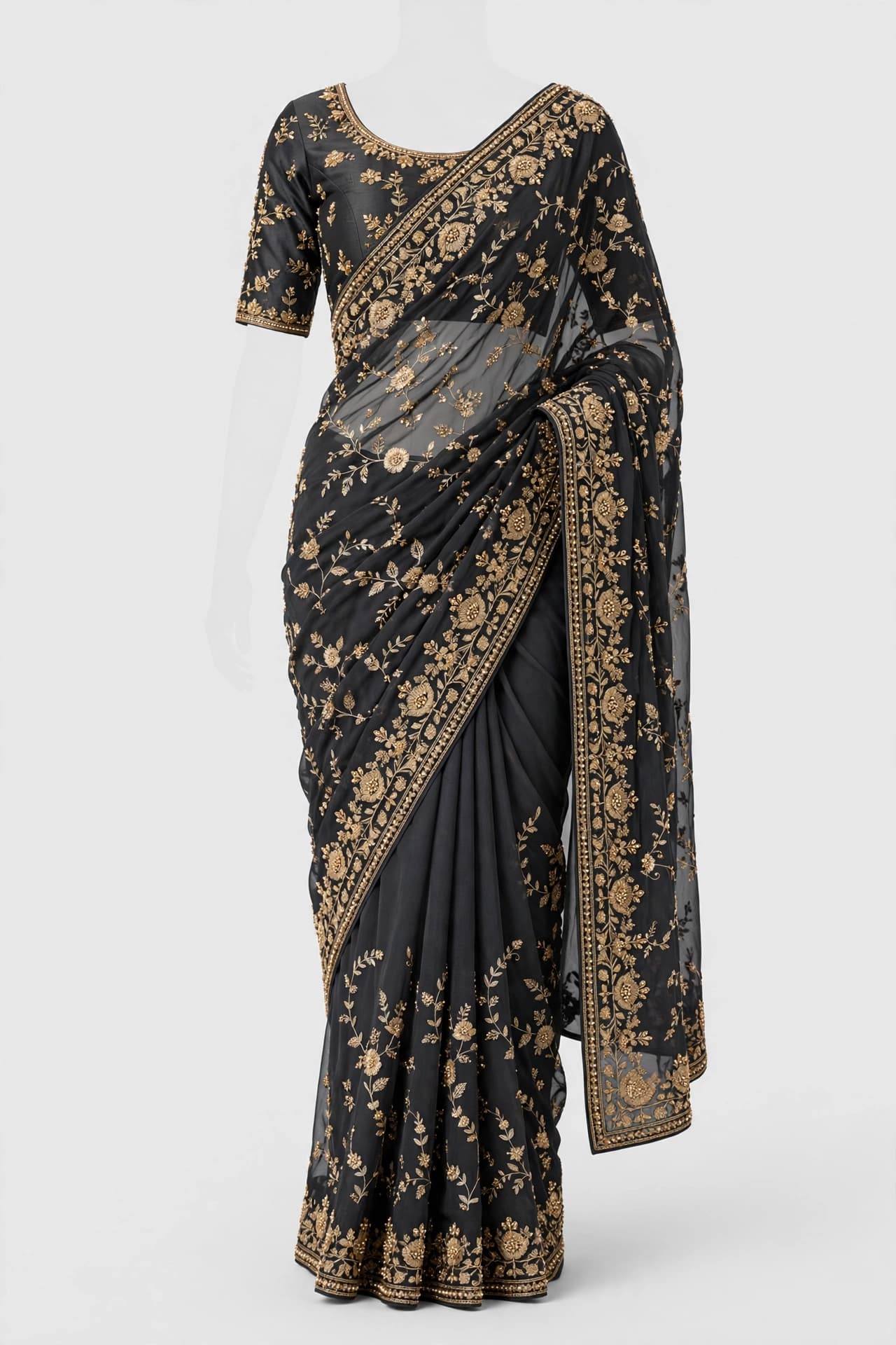 Magnificent Heer Chiffon Sarees