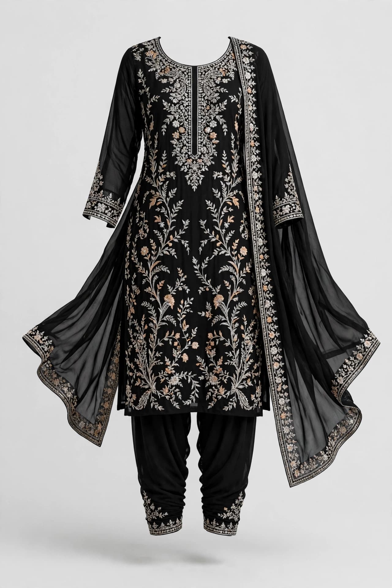 Lustrous Poetry Churidar Suits