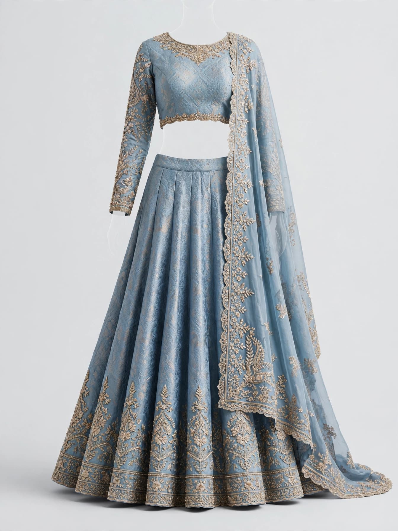 Dazzling Cascade Designer Lehengas