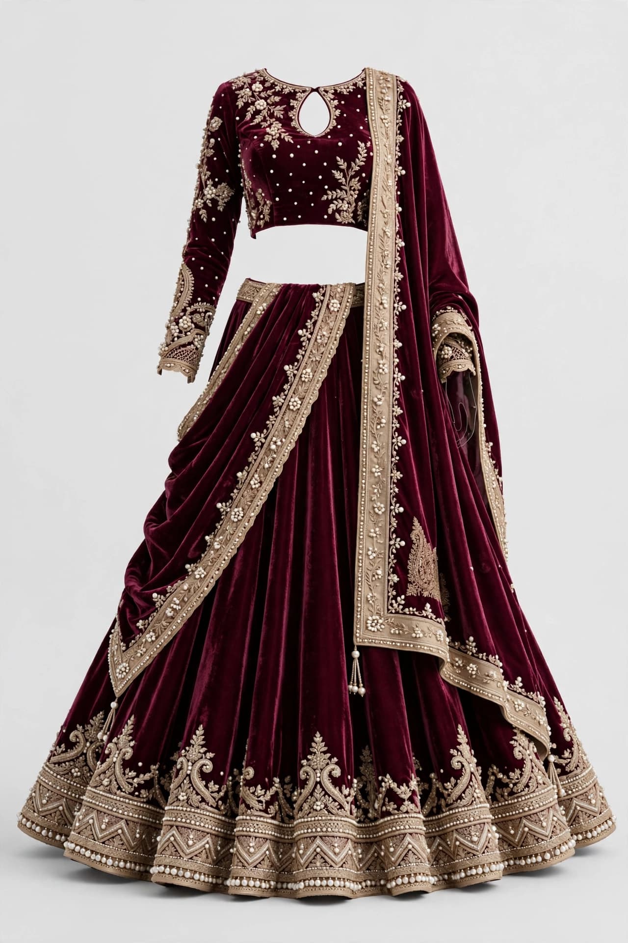Serene Blossom Designer Lehengas