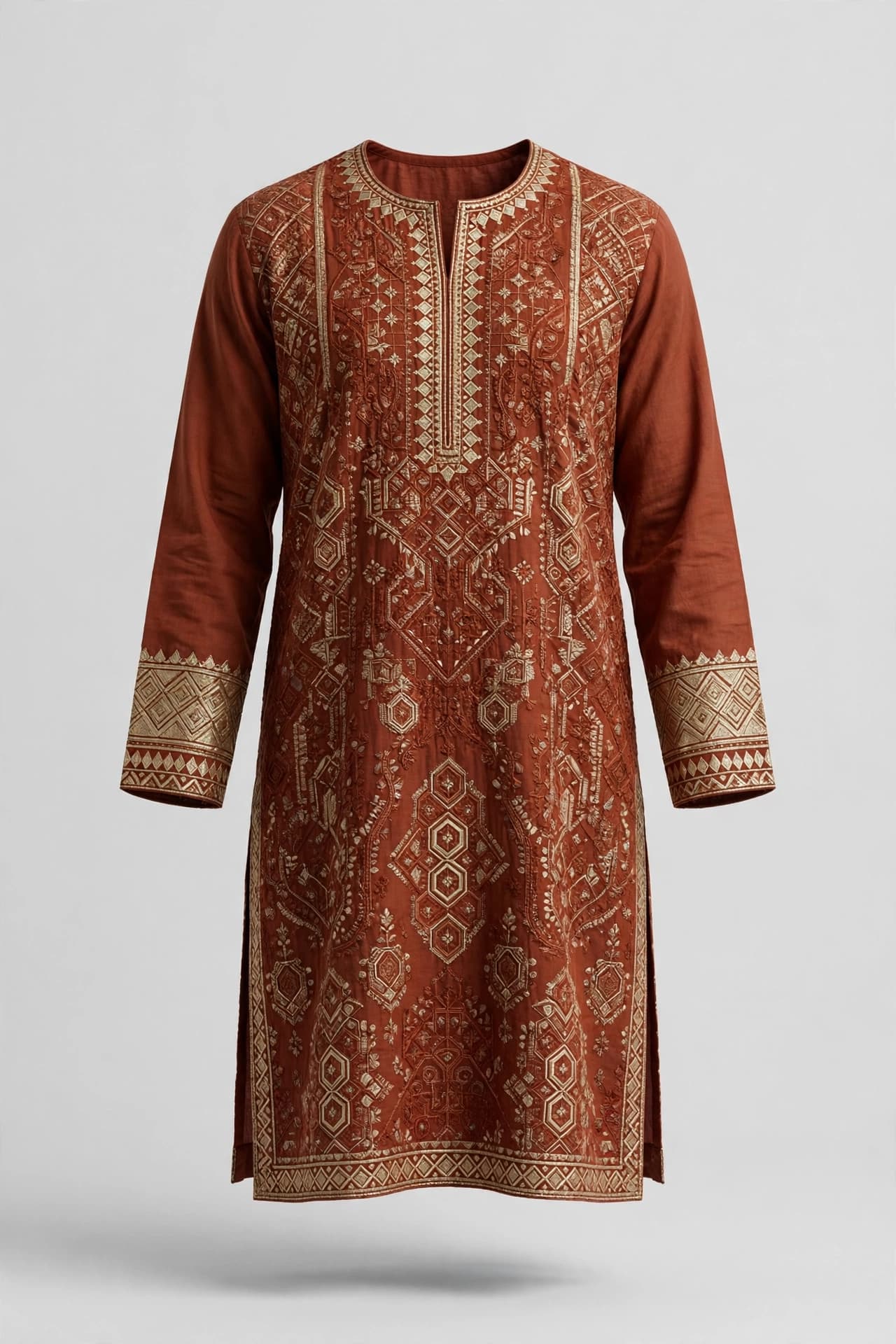 Radiant Qamar Embroidered Kurtis