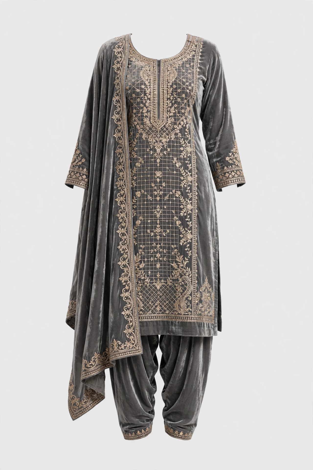 Delightful Sahara Embroidered Suits