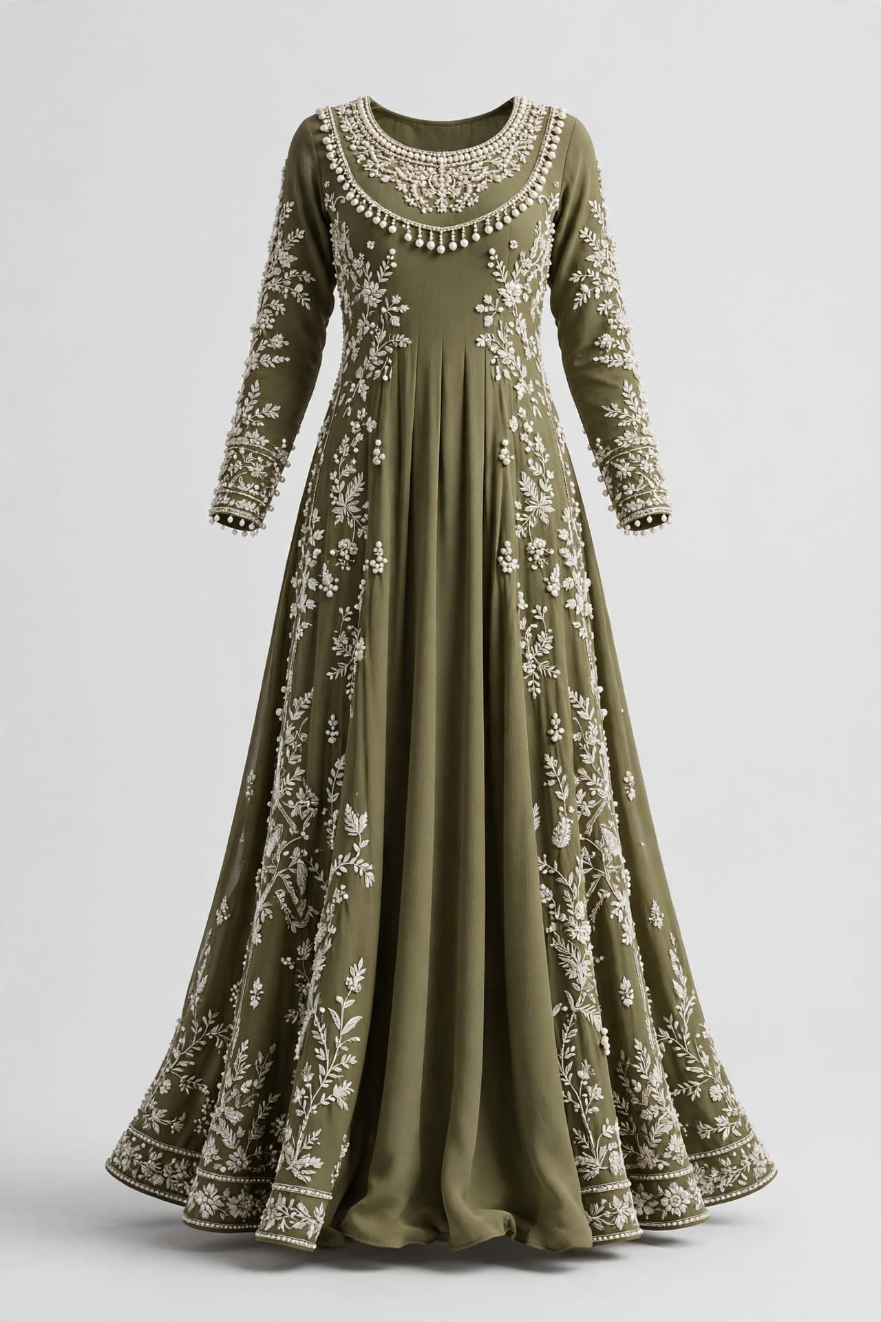 Divine Ivory Ethnic Gowns