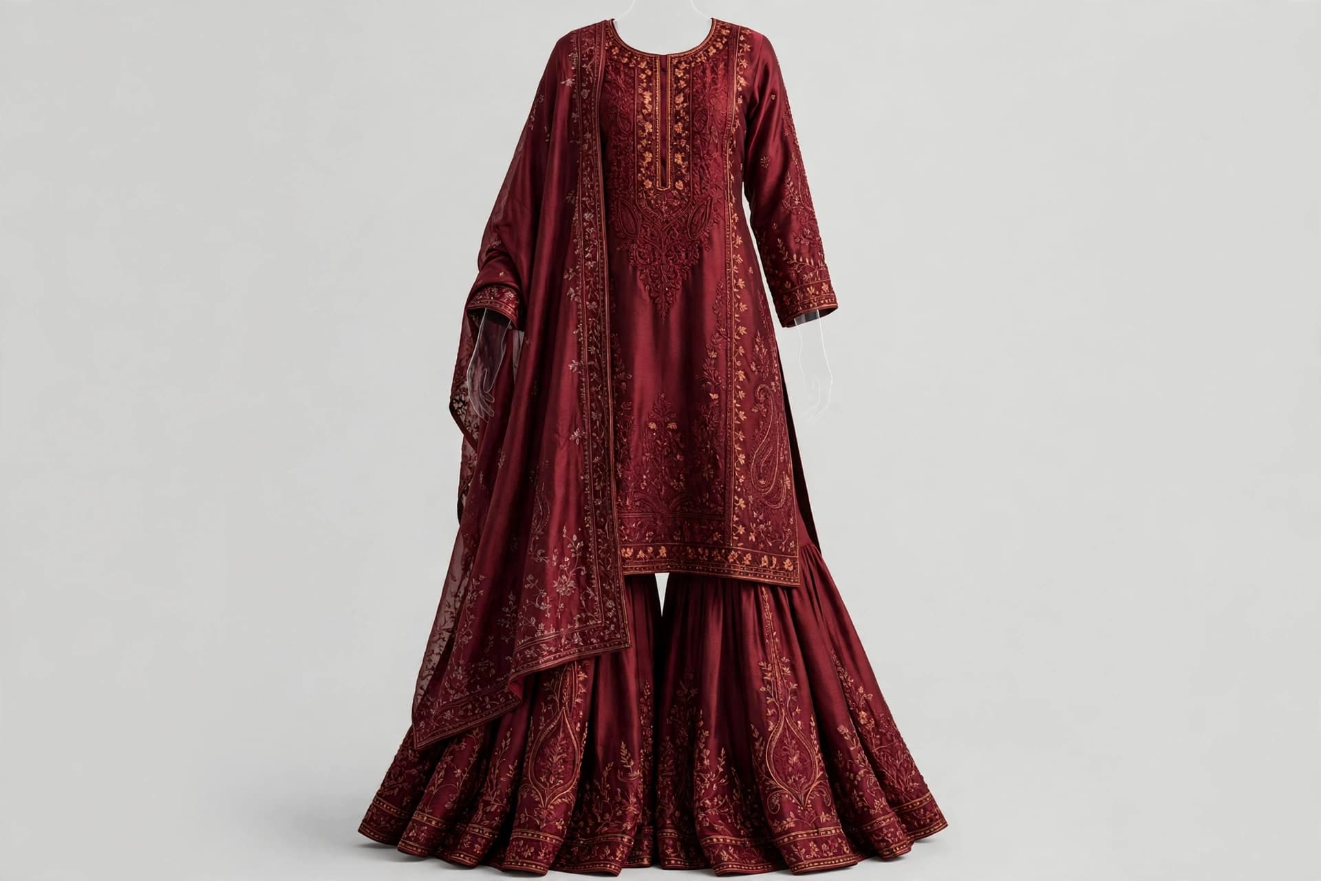 Lustrous Sahara Gharara Suits