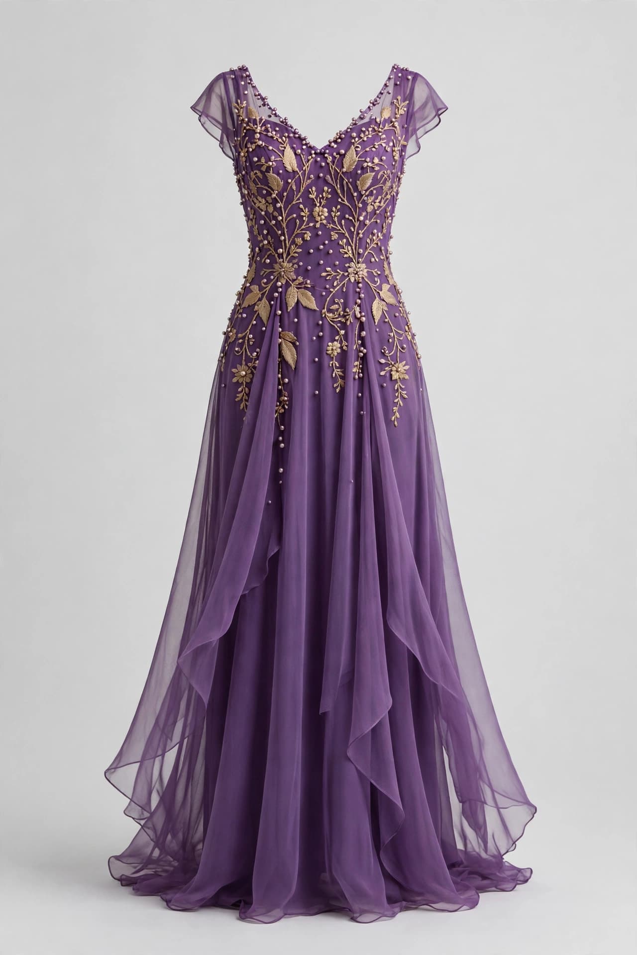 Resplendent Cascade Gowns