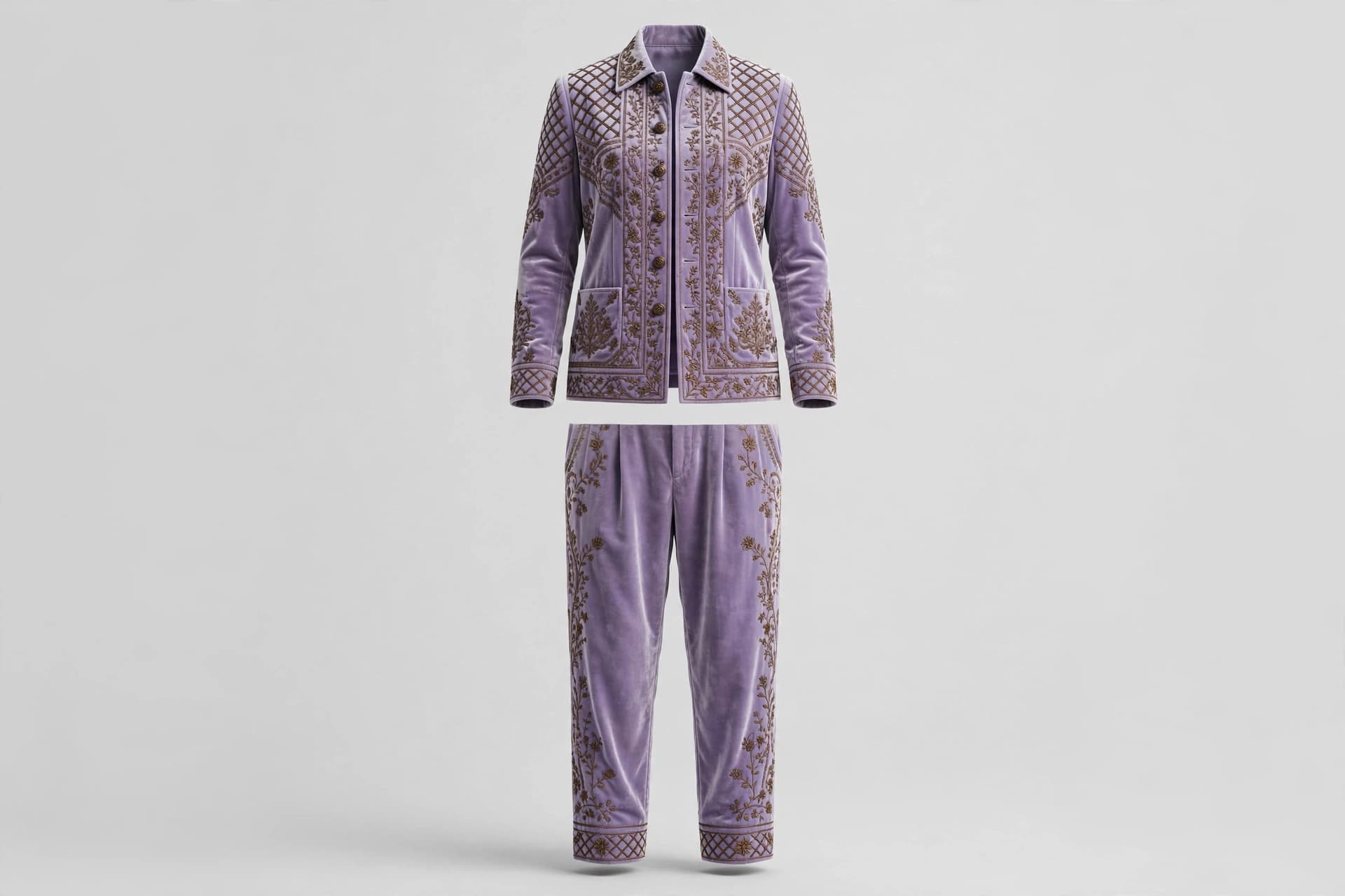 Elegant Rose Jacket Sets