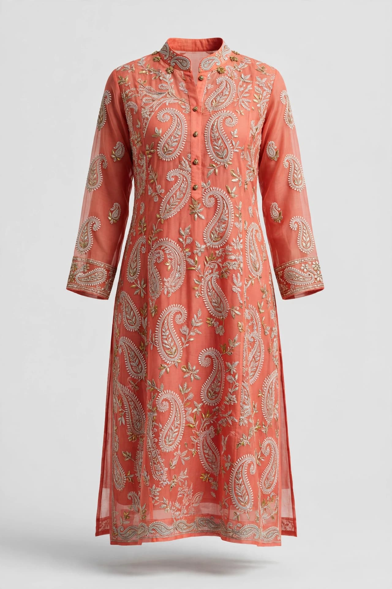 Graceful Blossom Office Wear Kurtis