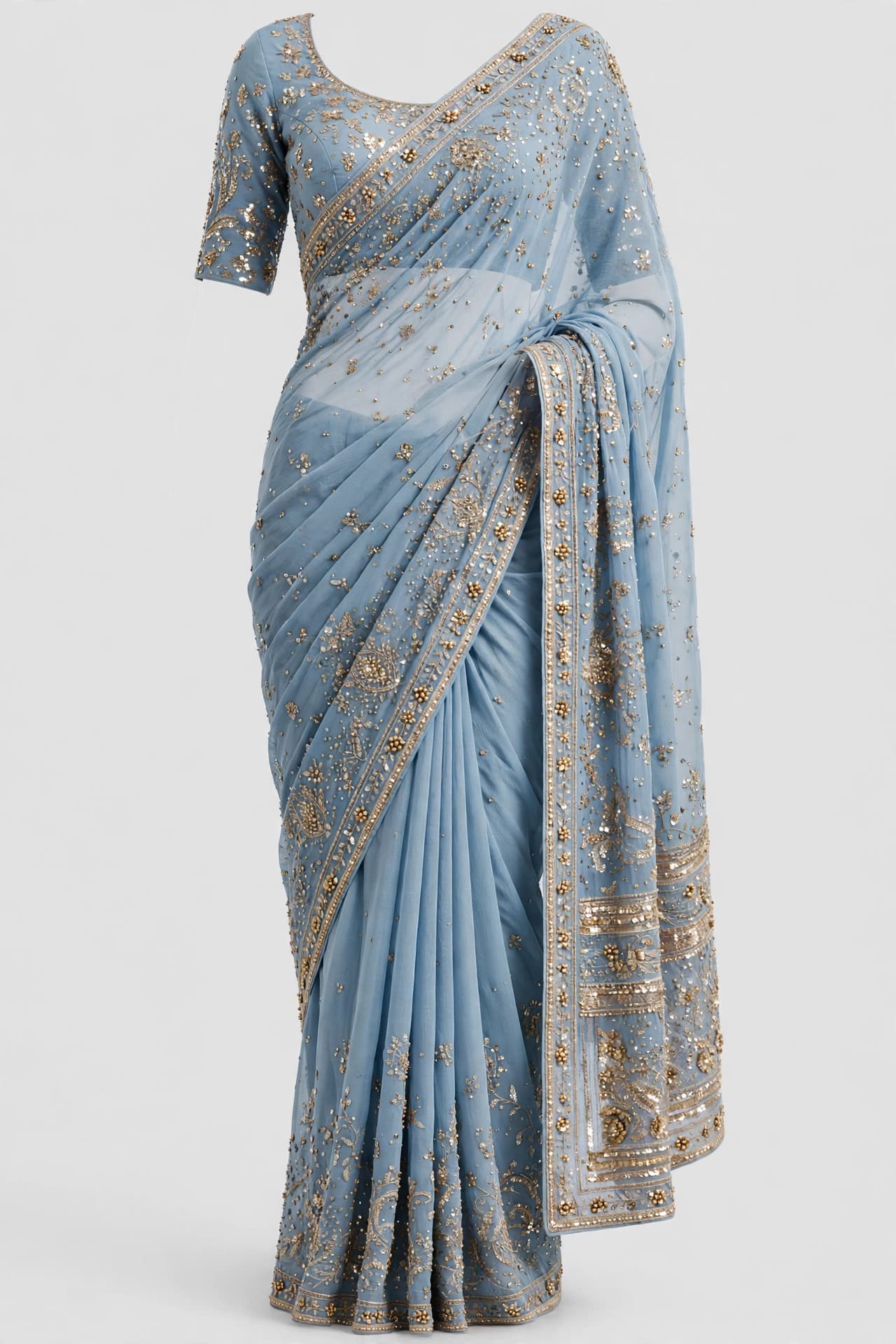 Timeless Lotus Party Wear Sarees