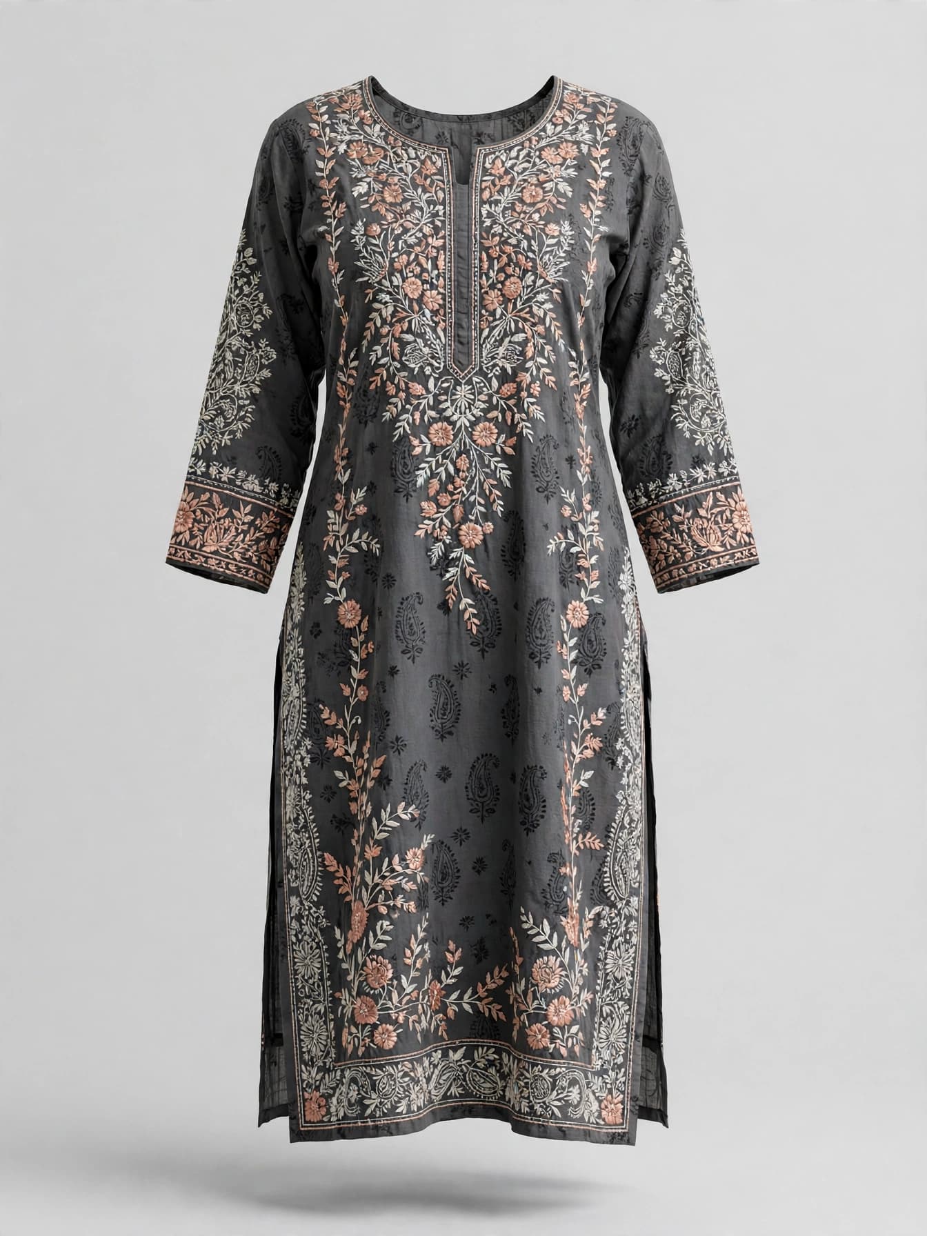 Harmonious Ember Printed Kurtis
