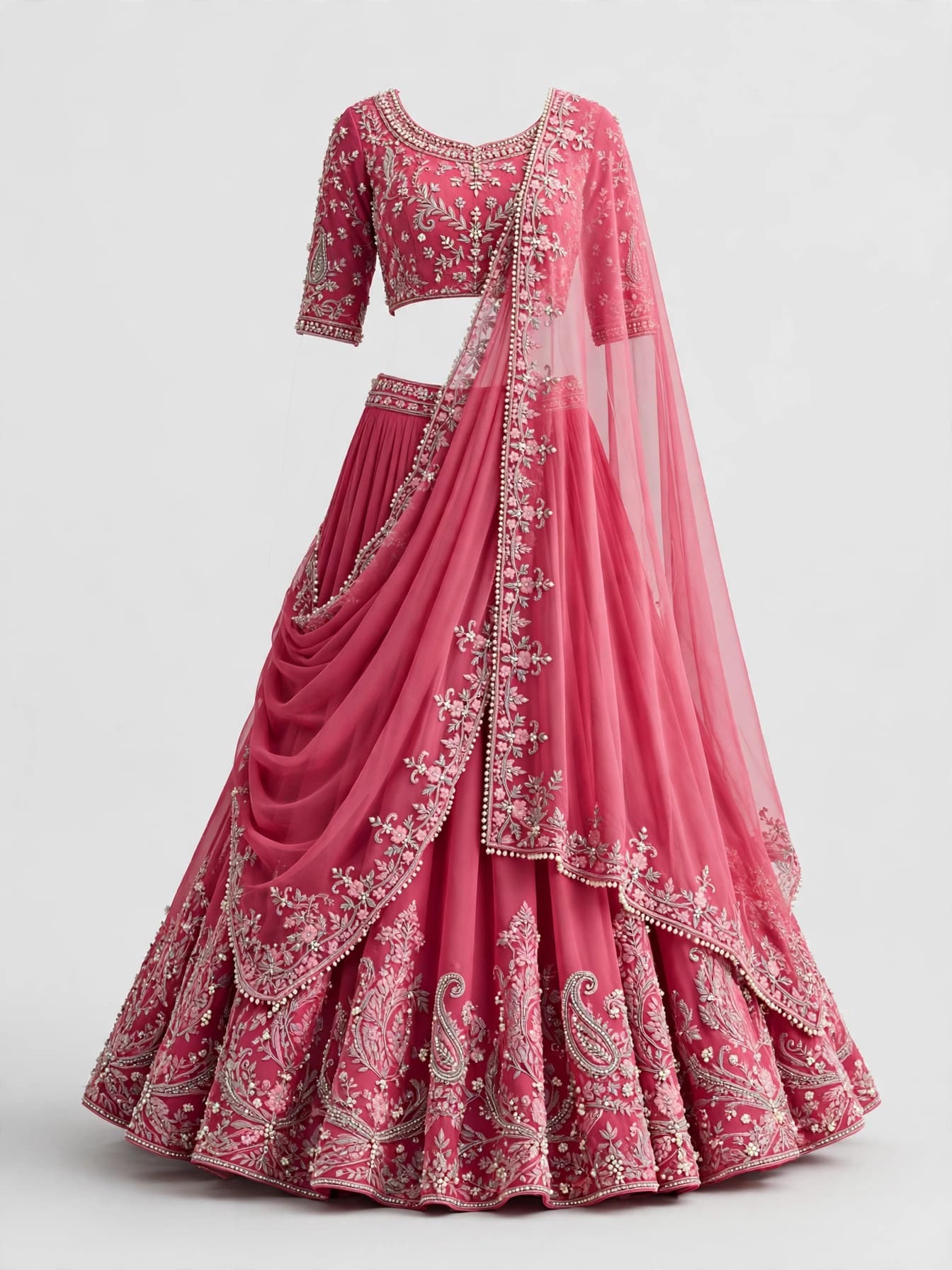 Dazzling Chandni Reception Lehengas