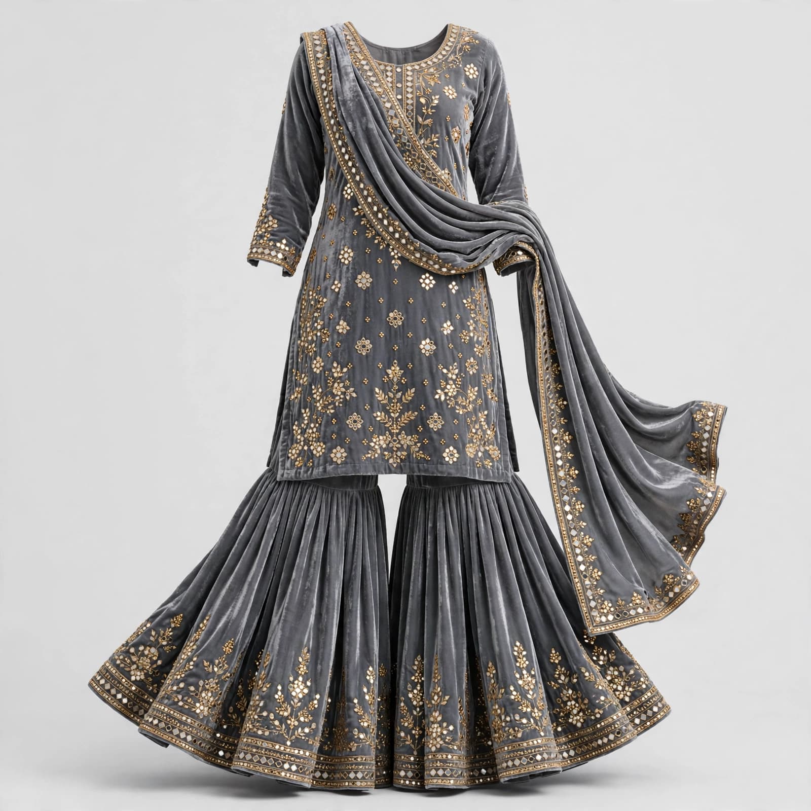 Stunning Poetry Sharara Sets