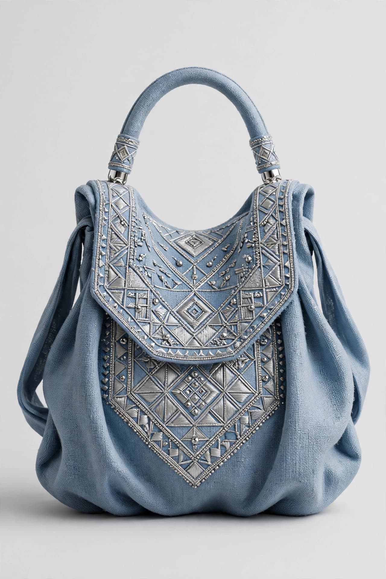 Silken Moti Garden Handbag