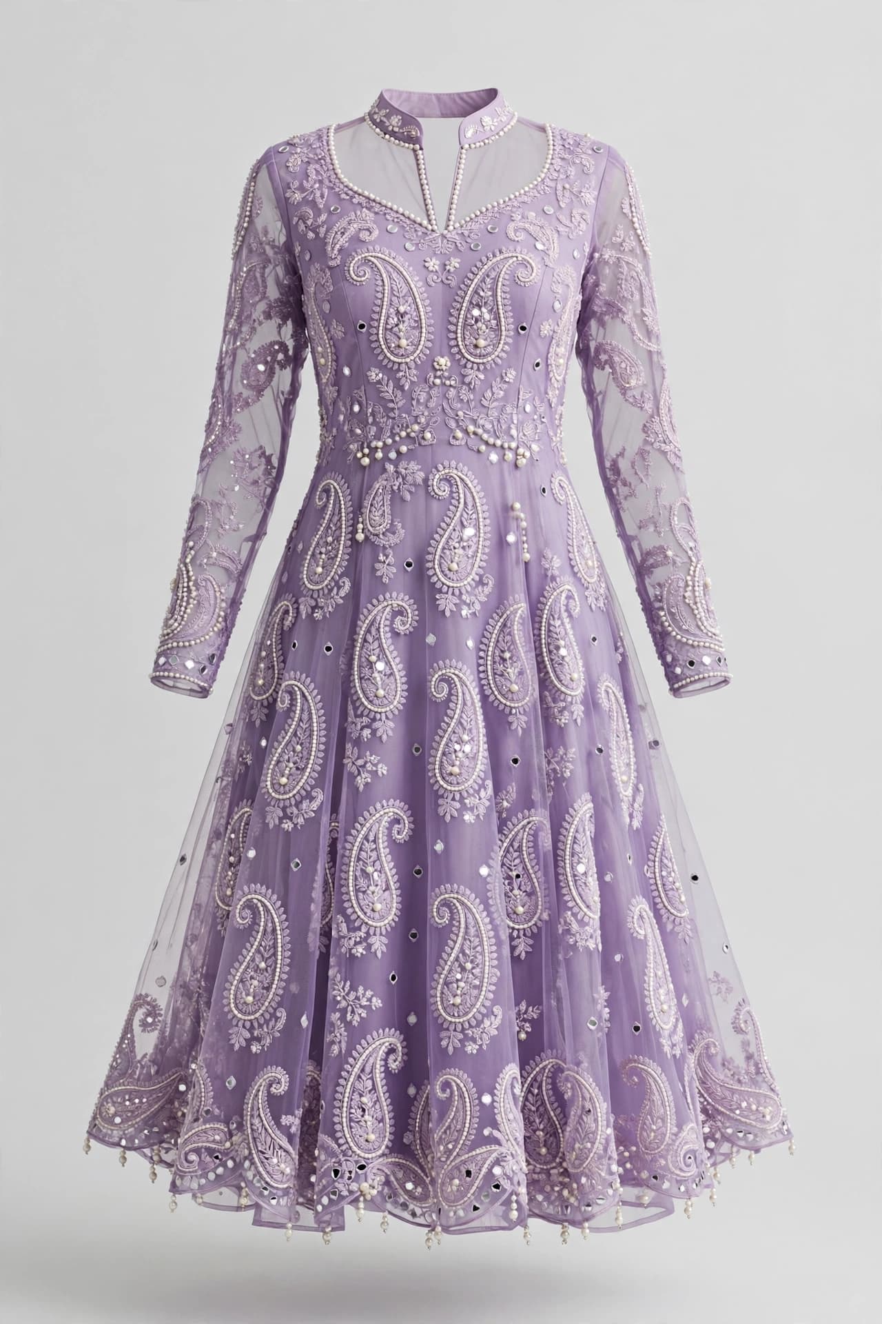 Radiant Aari Artistry Fusion Dress