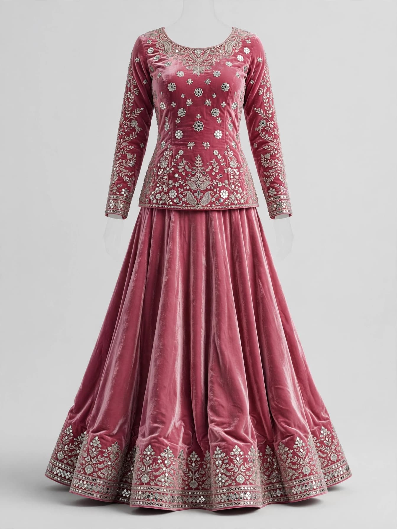 Serene Gota Glow Mehendi Outfit