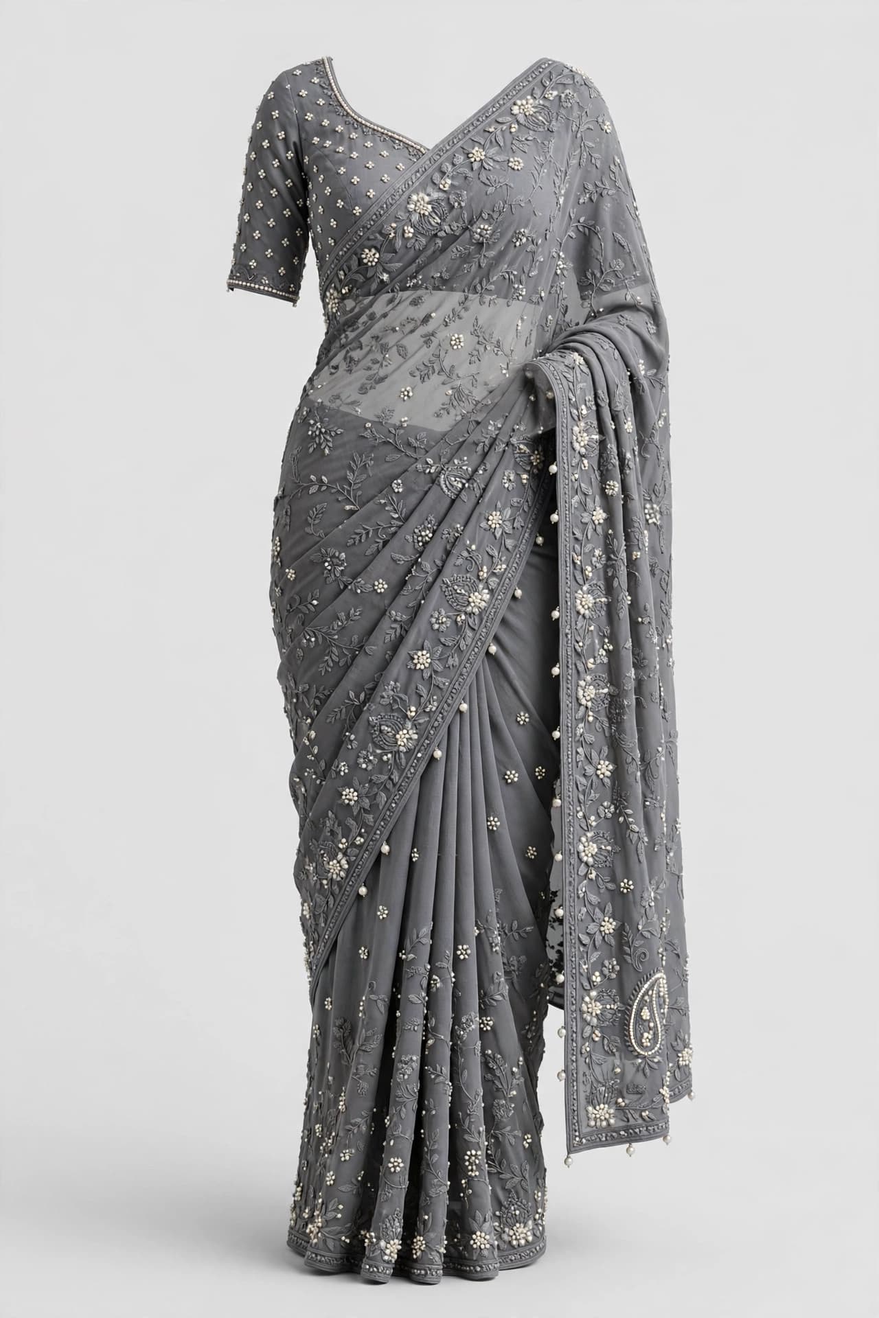 Celestial Peacock Pride Saree