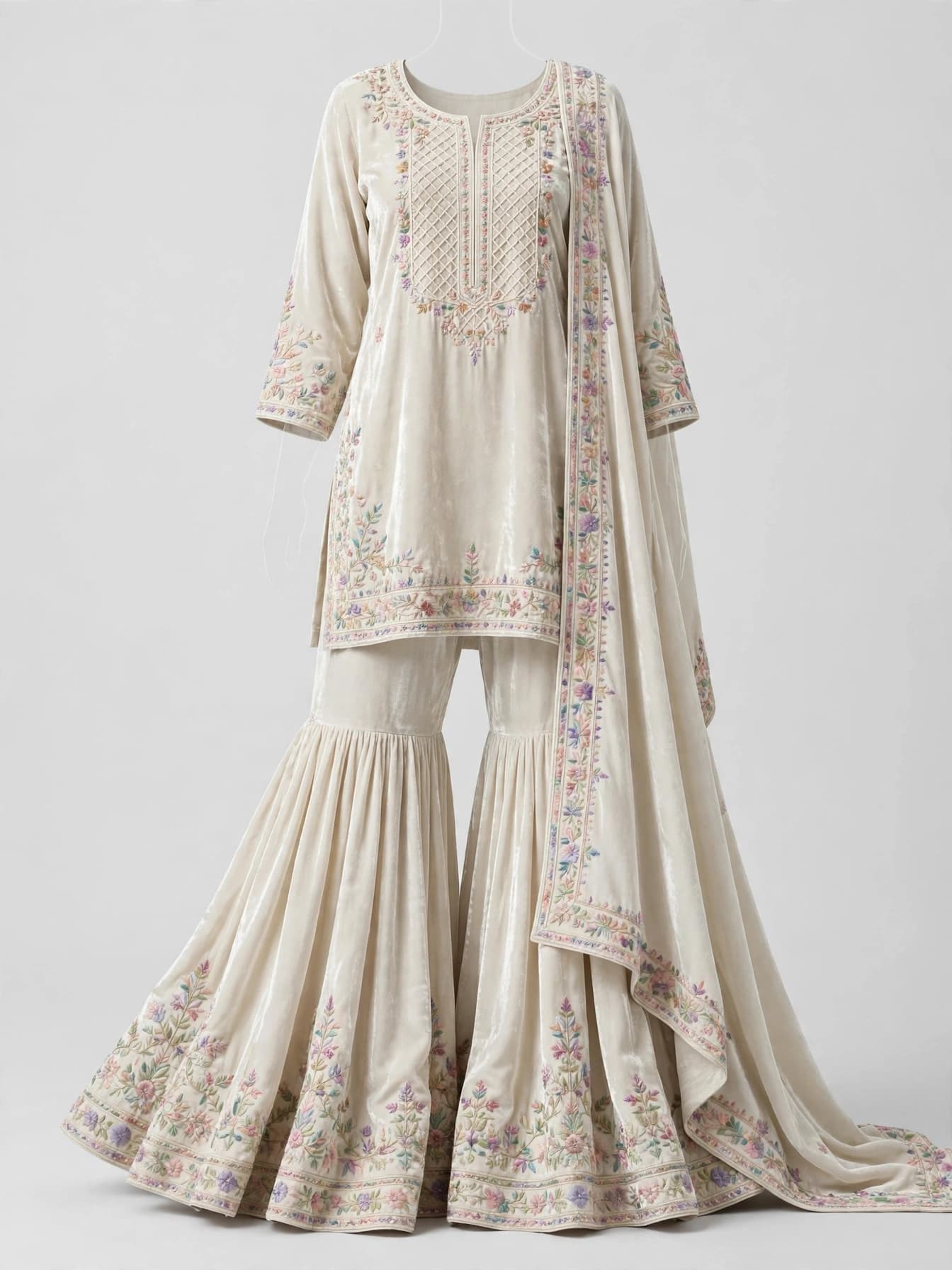 Scarlet Mirror Galaxy Sharara Set
