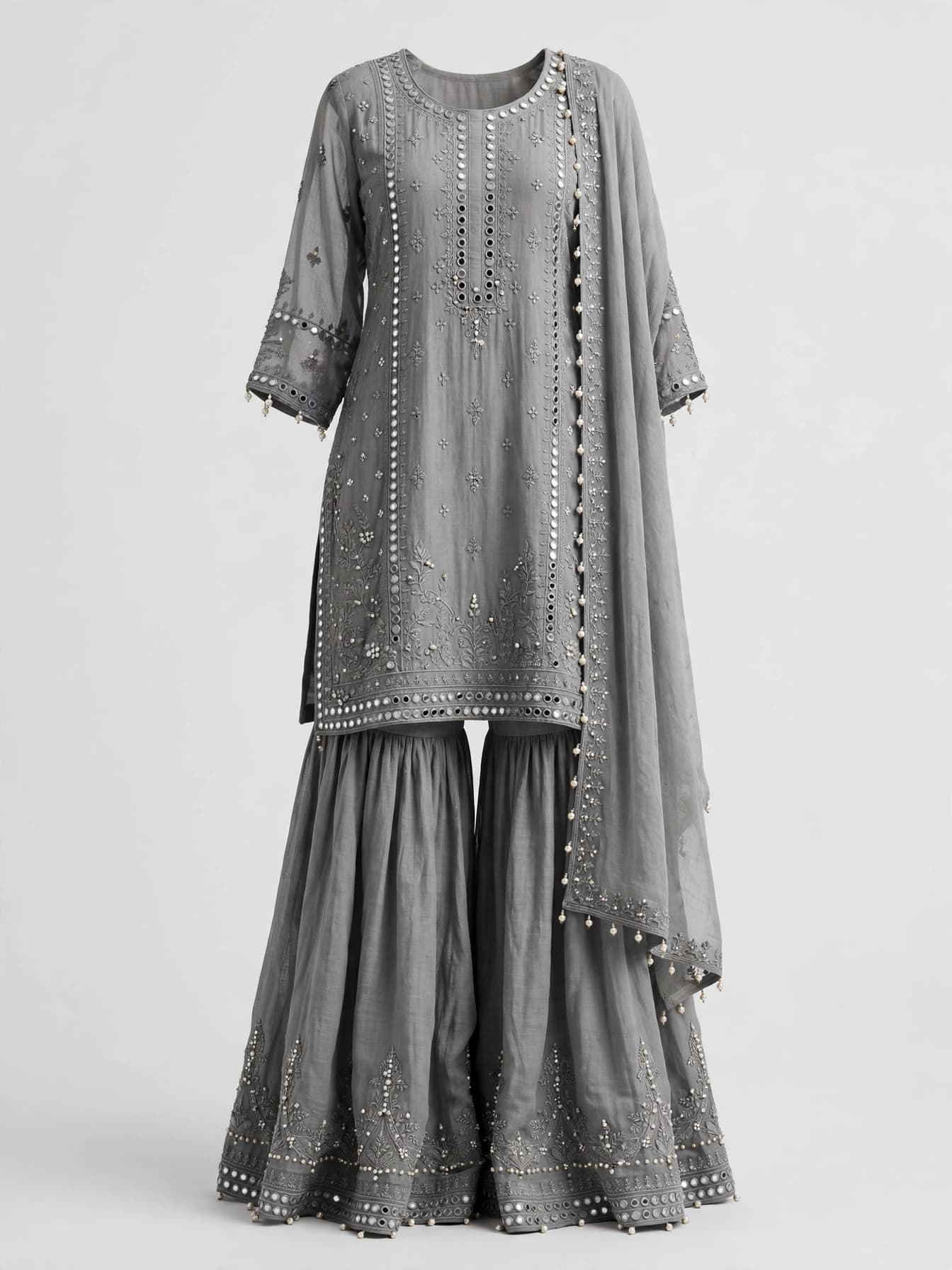 Pristine Kalamkari Tale Sharara Set