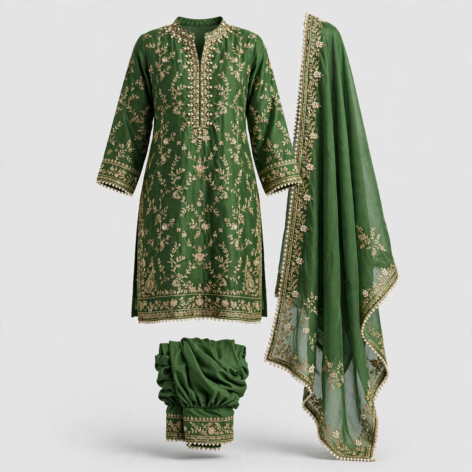 Velvet Aari Artistry Suit
