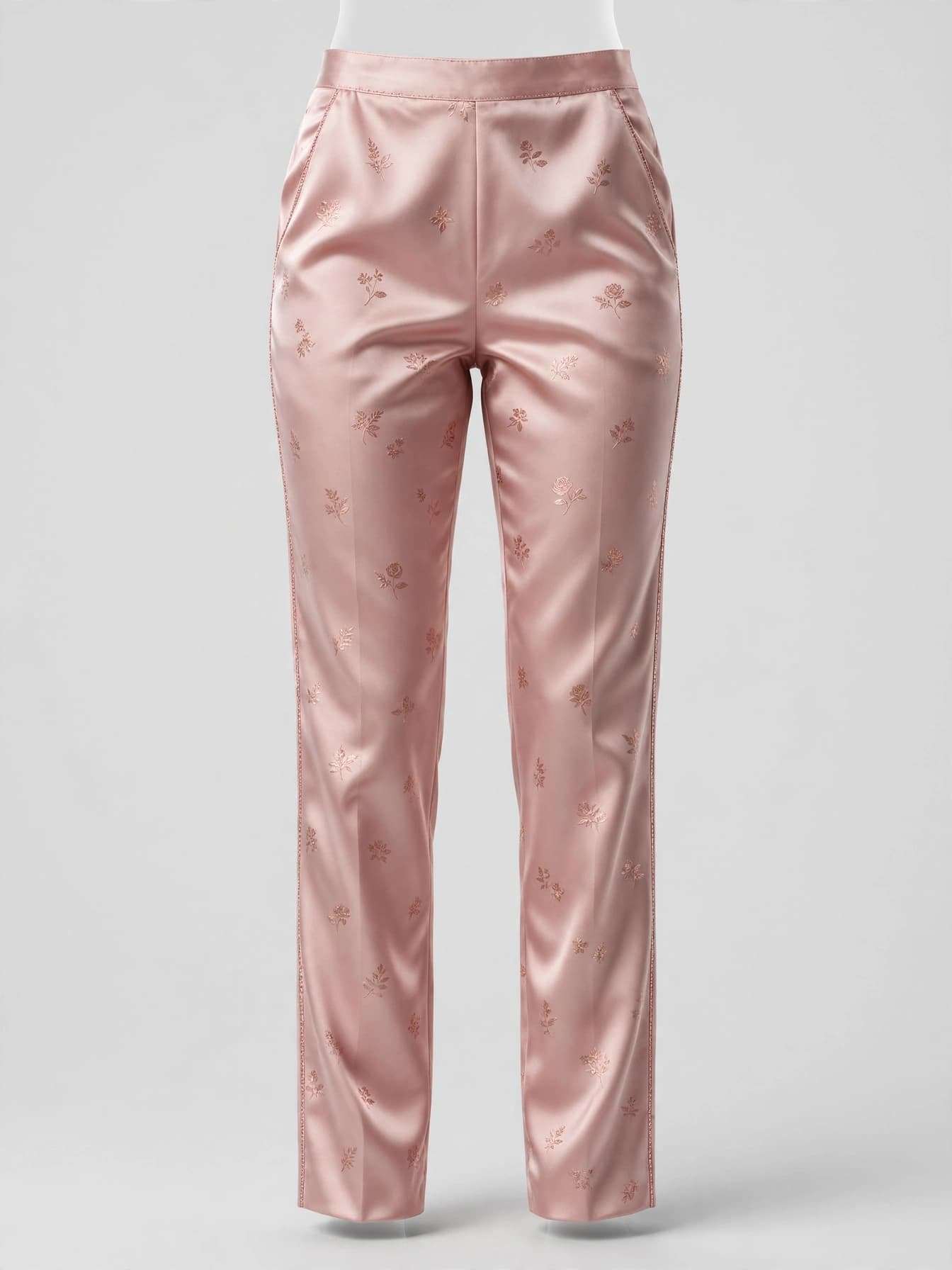 Radiant Floral Cascade Trousers