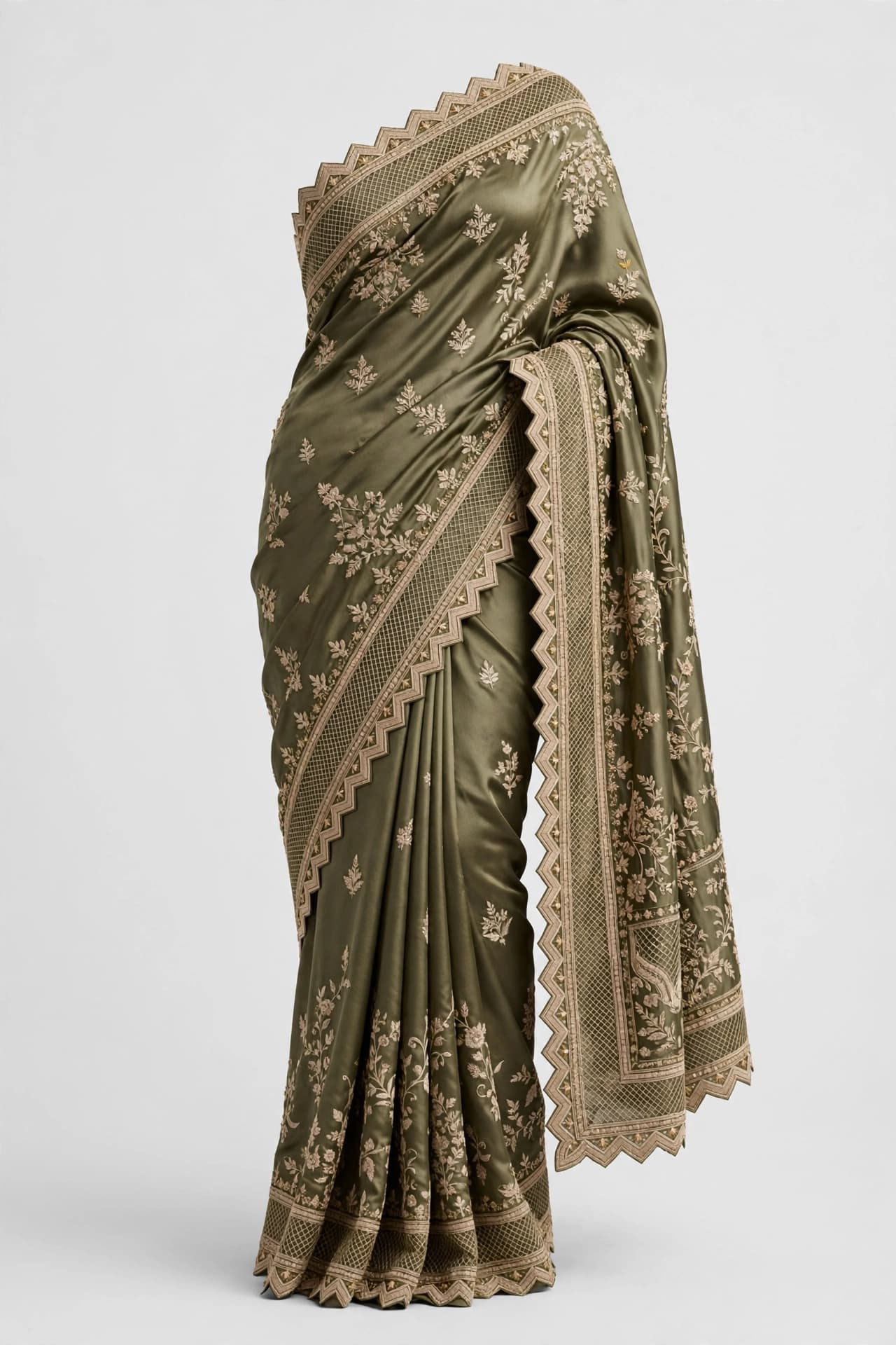 Charming Dabka Noor Wedding Saree