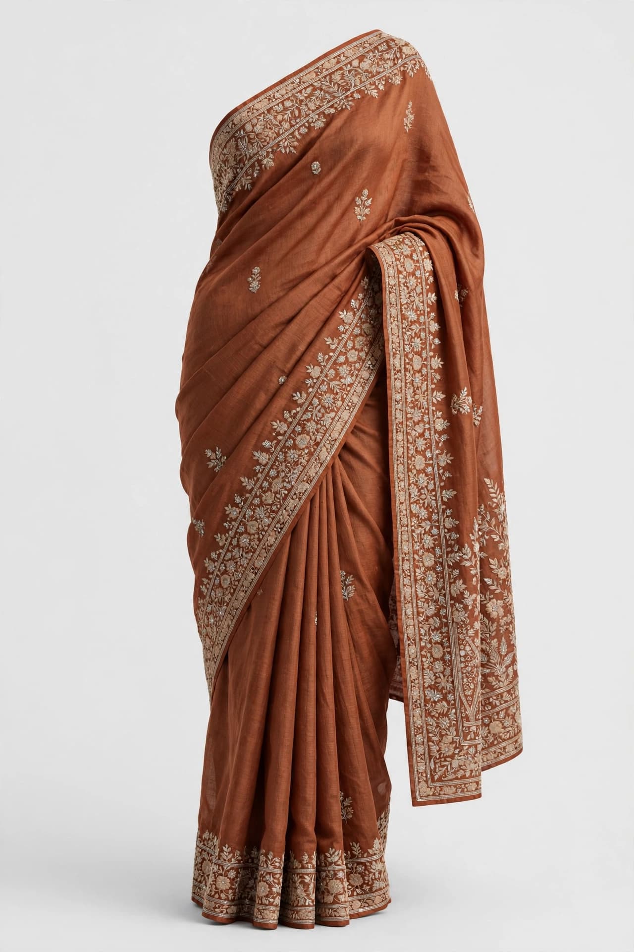 Pristine Peacock Pride Wedding Saree